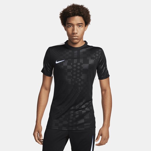 Męska koszulka piłkarska z krótkim rękawem Dri-FIT Nike Academy - Czerń Nike S Nike poland