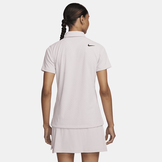 Nike bluzka damska z krótkim rękawem z kołnierzykiem 