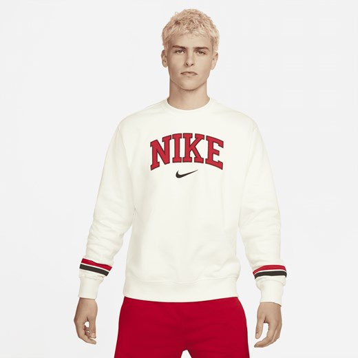 Męska bluza dresowa z dzianiny w stylu retro Nike Sportswear - Szary Nike XS Nike poland