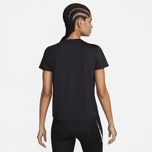 Bluzka damska Nike czarna z okrągłym dekoltem 