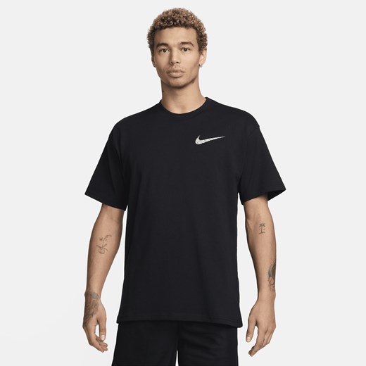 T-shirt męski Nike z krótkim rękawem czarny sportowy 