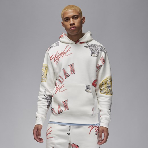 Męska bluza z kapturem Jordan Brooklyn Fleece - Biel Jordan XS Nike poland