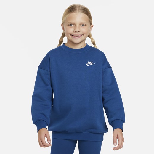 Bluza dresowa dla dużych dzieci (dziewcząt) o kroju oversize Nike Sportswear Nike L Nike poland