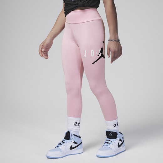 Legginsy przyjazne środowisku dla dużych dzieci Jumpman Jordan - Różowy Jordan L Nike poland