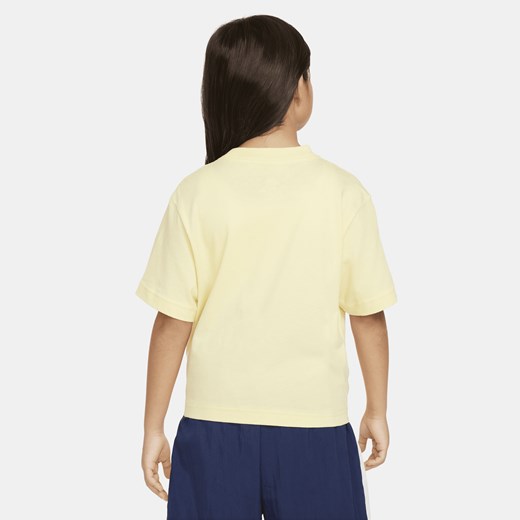 Bluzka dziewczęca Nike żółta 