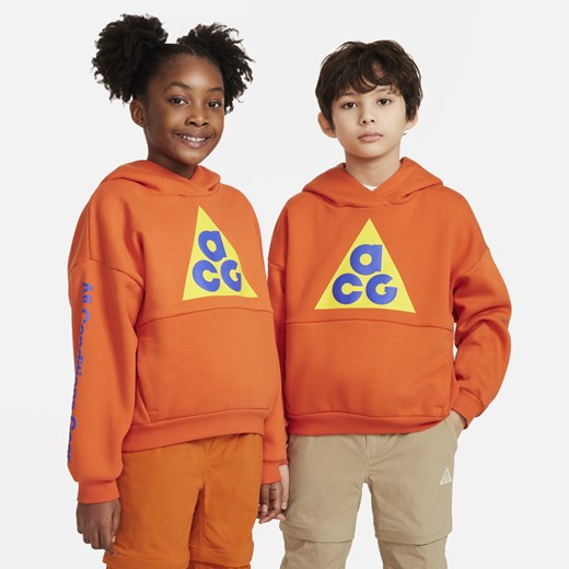 Bluza z kapturem dla dużych dzieci Nike ACG Icon Fleece - Pomarańczowy Nike M Nike poland