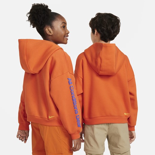 Bluza z kapturem dla dużych dzieci Nike ACG Icon Fleece - Pomarańczowy Nike M Nike poland