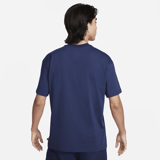 Męski T-shirt do skateboardingu z logo Nike SB - Niebieski Nike M Nike poland