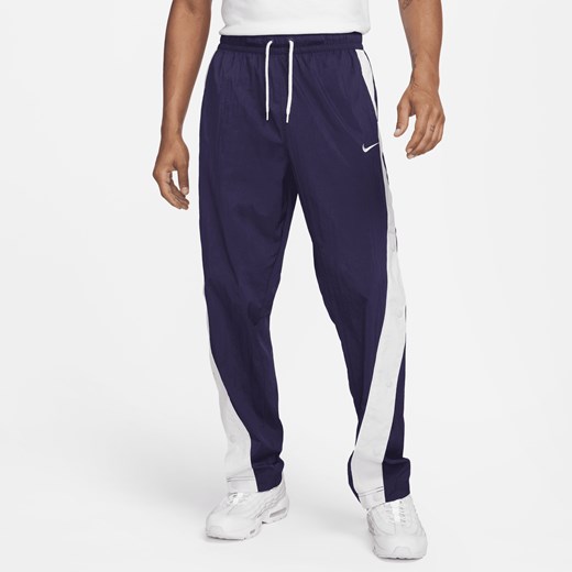Męskie spodnie do koszykówki z tkaniny Nike - Fiolet Nike XL promocja Nike poland
