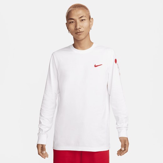 T-shirt z długim rękawem Nike Sportswear - Biel Nike L Nike poland