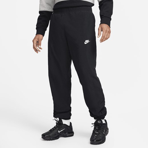 Męskie spodnie z tkaniny na zimę Nike Windrunner - Czerń Nike XXL Nike poland