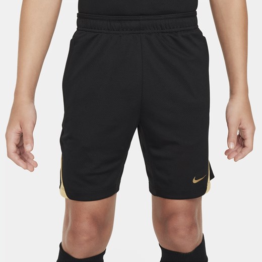 Spodenki piłkarskie dla dużych dzieci Nike Dri-FIT Strike - Czerń Nike S Nike poland