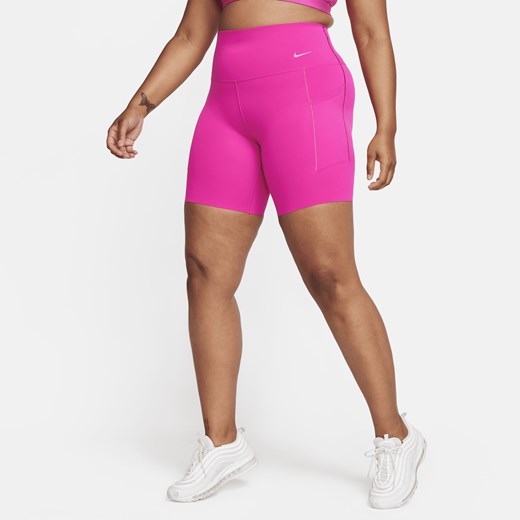 Szorty Nike różowe sportowe 