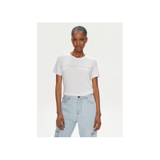 Gaudi T-Shirt 411BD64029 Biały Regular Fit ze sklepu MODIVO w kategorii Bluzki damskie - zdjęcie 169774737