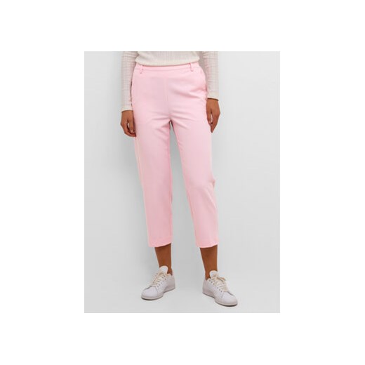 Kaffe Spodnie materiałowe Sakura 10506127 Różowy Relaxed Fit ze sklepu MODIVO w kategorii Spodnie damskie - zdjęcie 169774935