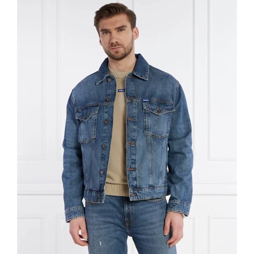 Hugo Blue Kurtka jeansowa Dex | Regular Fit ze sklepu Gomez Fashion Store w kategorii Kurtki męskie - zdjęcie 169775818