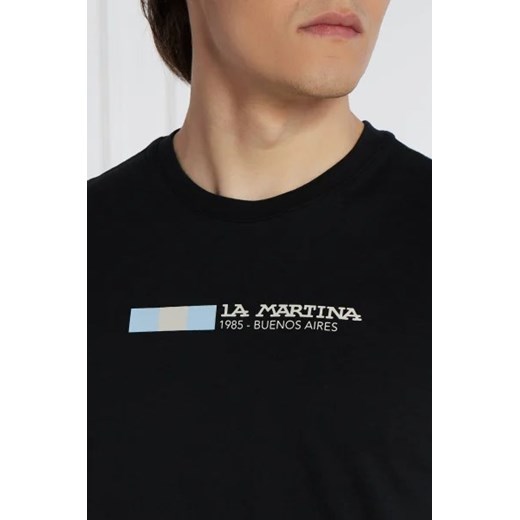 T-shirt męski La Martina czarny