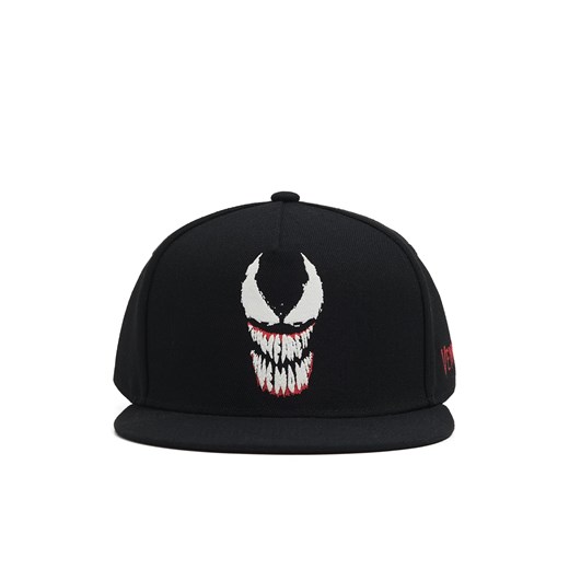 Cropp - Czarna czapka z daszkiem Venom - czarny Cropp Uniwersalny Cropp