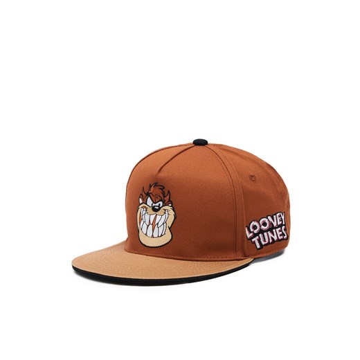 Cropp - Brązowa czapka z daszkiem Looney Tunes - brązowy ze sklepu Cropp w kategorii Czapki z daszkiem męskie - zdjęcie 169779058