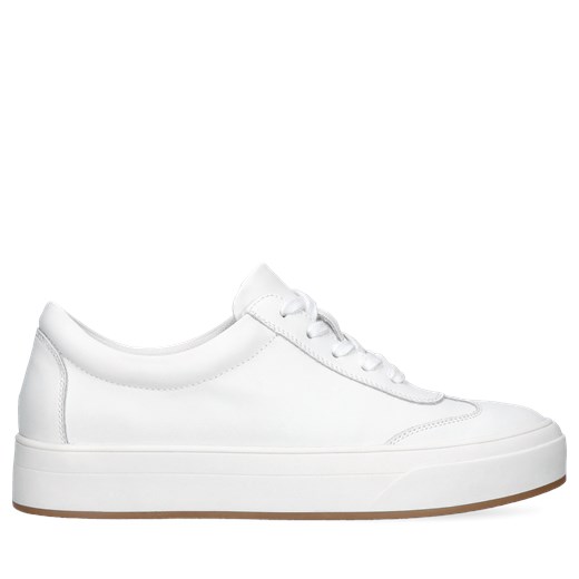 Białe sneakersy damskie ze skóry, Sneakersy, GG0006-01 ze sklepu Konopka Shoes w kategorii Buty sportowe damskie - zdjęcie 169779306