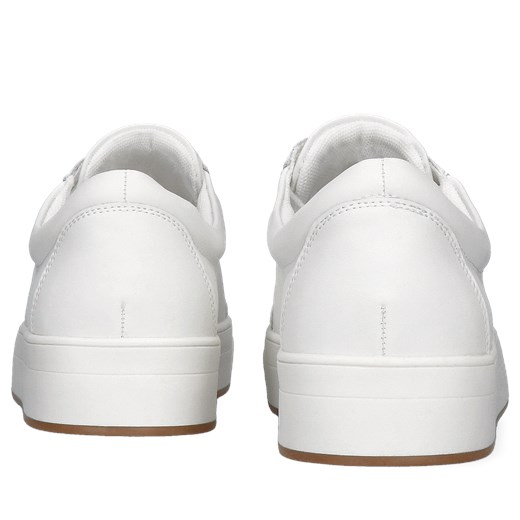 Białe sneakersy damskie ze skóry, Sneakersy, GG0006-01 37 Konopka Shoes