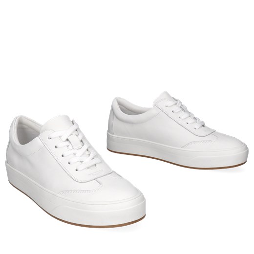 Białe sneakersy damskie ze skóry, Sneakersy, GG0006-01 40 Konopka Shoes