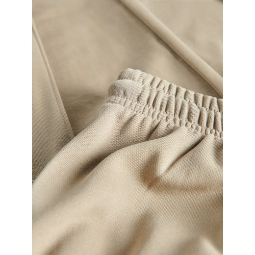 Reserved - Spodnie z szerokimi nogawkami - zielony Reserved XS Reserved