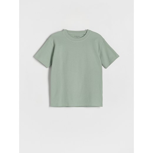 Reserved - T-shirt oversize - jasnozielony ze sklepu Reserved w kategorii T-shirty chłopięce - zdjęcie 169779629