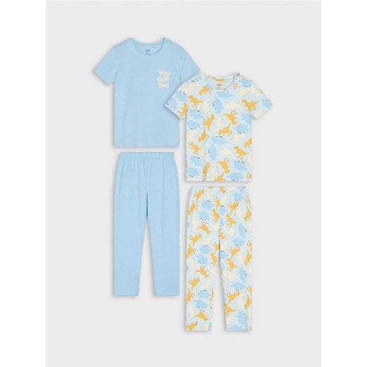 Sinsay - Piżamy 2 pack - niebieski ze sklepu Sinsay w kategorii Piżamy dziecięce - zdjęcie 169780598