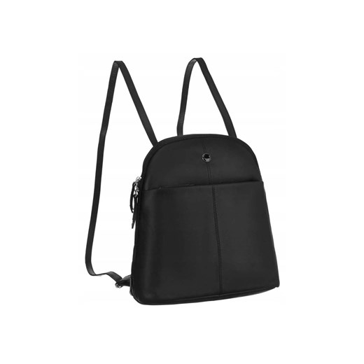 Elegancki plecak damski czarny ze skóry naturalnej - Peterson ze sklepu 5.10.15 w kategorii Plecaki - zdjęcie 169782618