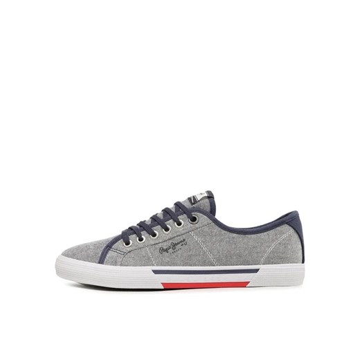 Pepe Jeans Tenisówki Brady Men Chambray PMS30817 Granatowy Pepe Jeans 45 MODIVO