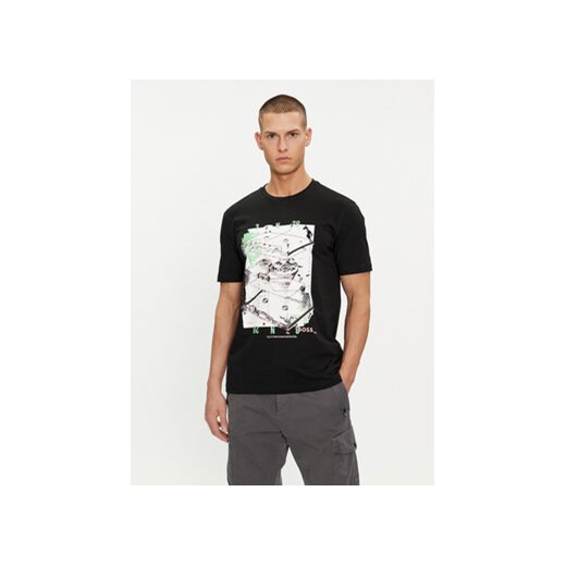 Boss T-Shirt Te_Cassatte 50516003 Czarny Regular Fit ze sklepu MODIVO w kategorii T-shirty męskie - zdjęcie 169785407