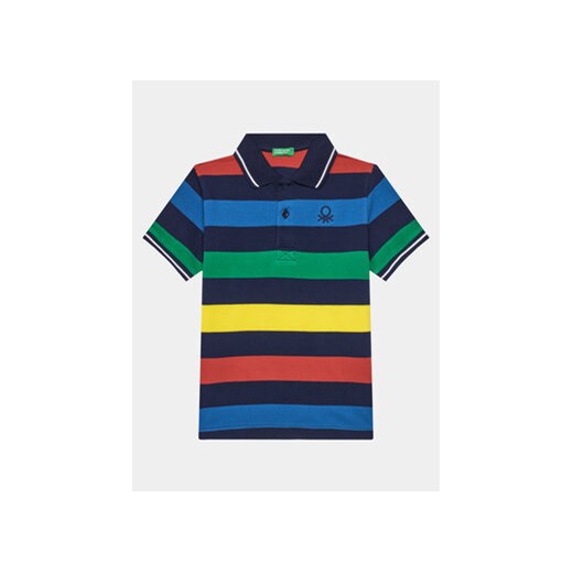 United Colors Of Benetton Polo 3EJDC301B Kolorowy Regular Fit ze sklepu MODIVO w kategorii T-shirty chłopięce - zdjęcie 169785419