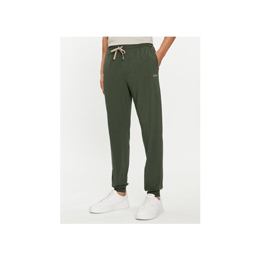 Boss Spodnie dresowe Mix&Match 50515305 Zielony Regular Fit ze sklepu MODIVO w kategorii Spodnie męskie - zdjęcie 169785537