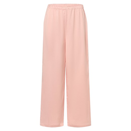Marie Lund Damskie spodnie od piżamy Kobiety różowy jednolity ze sklepu vangraaf w kategorii Piżamy damskie - zdjęcie 169785889