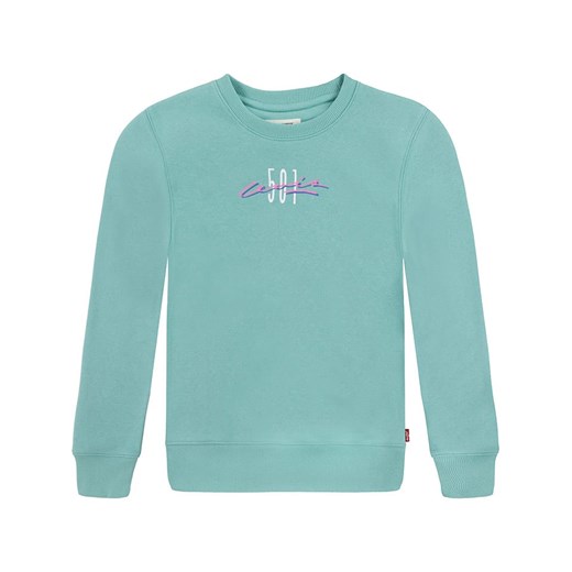 Levi&apos;s Kids Bluza w kolorze turkusowym ze sklepu Limango Polska w kategorii Bluzy dziewczęce - zdjęcie 169789278