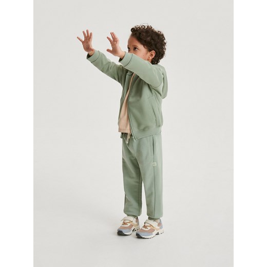 Reserved - Spodnie jogger - jasnozielony ze sklepu Reserved w kategorii Spodnie i półśpiochy - zdjęcie 169791397