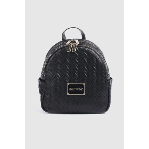 VALENTINO Tłoczony czarny plecak z logo sunny re backpack ze sklepu outfit.pl w kategorii Plecaki - zdjęcie 169792129