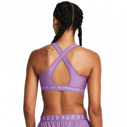 Biustonosz treningowy Under Armour UA Crossback Mid Bra - fioletowy Under Armour M Sportstylestory.com