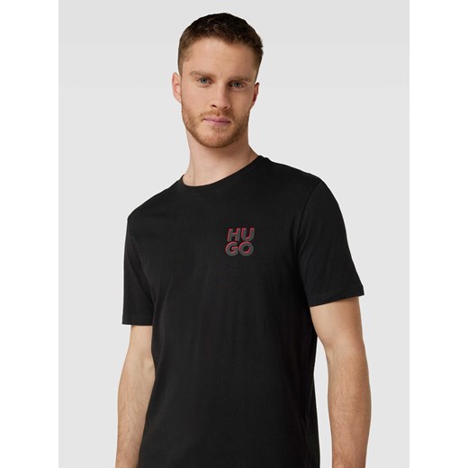 T-shirt z nadrukiem z logo w zestawie 2 szt. model ‘Dimento’ L Peek&Cloppenburg 