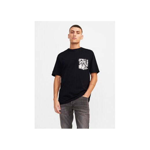 Jack&Jones T-Shirt Lafayette 12250435 Czarny Standard Fit ze sklepu MODIVO w kategorii T-shirty męskie - zdjęcie 169800287