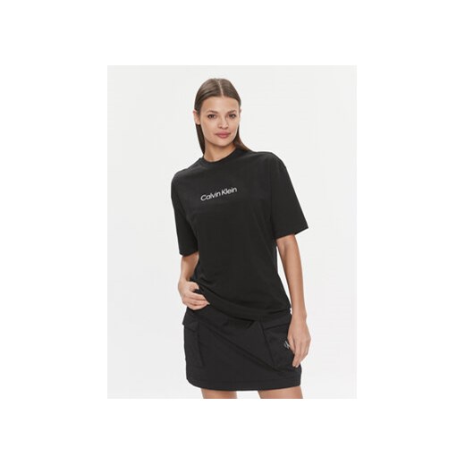 Calvin Klein T-Shirt Hero Logo Oversized T Shirt K20K206778 Czarny Oversize ze sklepu MODIVO w kategorii Bluzki damskie - zdjęcie 169800507