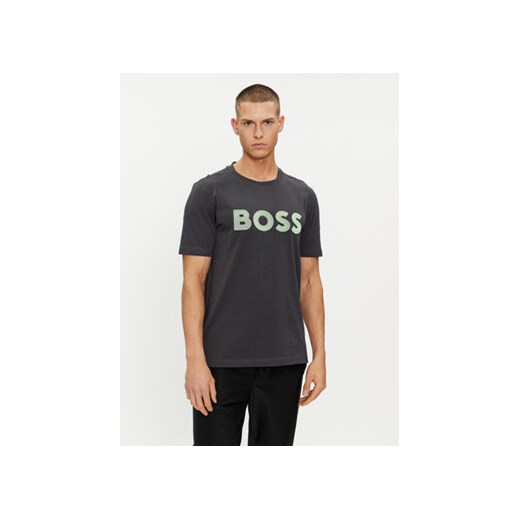 Boss T-Shirt 50512866 Szary Regular Fit ze sklepu MODIVO w kategorii T-shirty męskie - zdjęcie 169802086