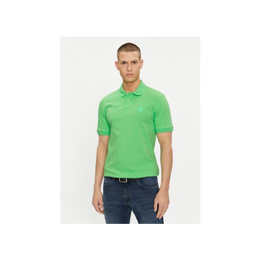 Boss Polo Passenger 50507803 Zielony Slim Fit ze sklepu MODIVO w kategorii T-shirty męskie - zdjęcie 169802205