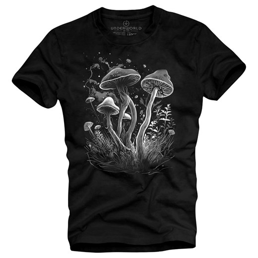 T-shirt męski UNDERWORLD Mushrooms ze sklepu morillo w kategorii T-shirty męskie - zdjęcie 169802288