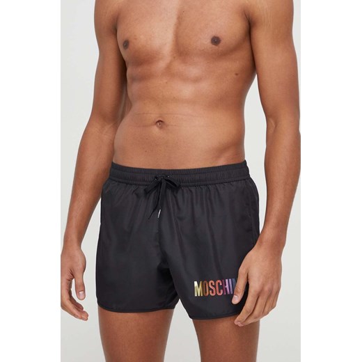 Moschino Underwear szorty kąpielowe kolor czarny 241V3A42319301 ze sklepu ANSWEAR.com w kategorii Kąpielówki - zdjęcie 169802498