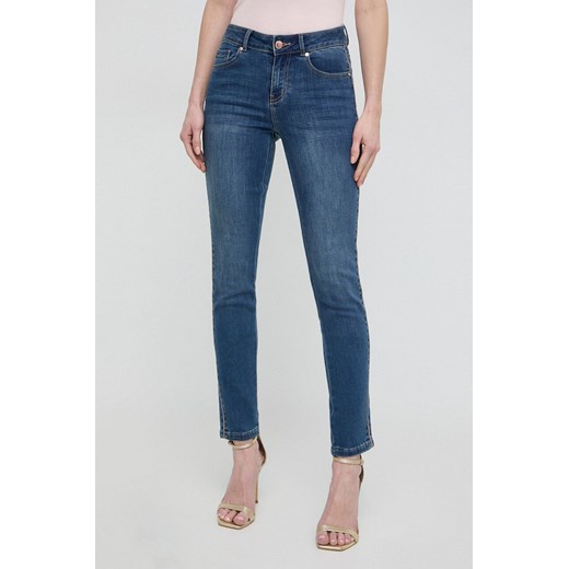 Morgan jeansy damskie kolor niebieski ze sklepu ANSWEAR.com w kategorii Jeansy damskie - zdjęcie 169802899