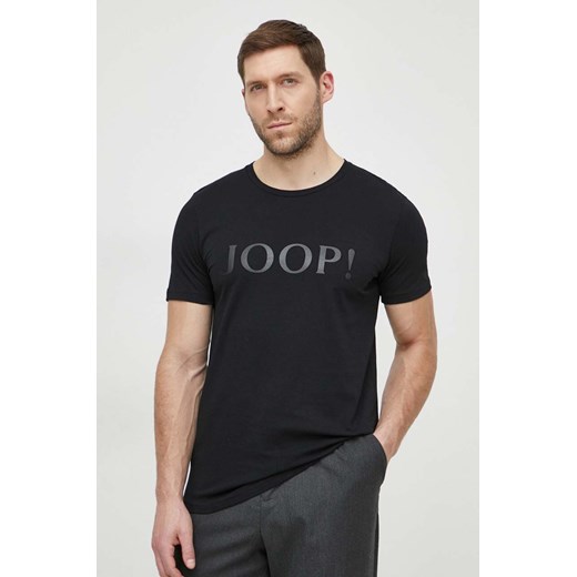 Joop! t-shirt bawełniany Alerio męski kolor czarny z nadrukiem 3004243110017940 ze sklepu ANSWEAR.com w kategorii T-shirty męskie - zdjęcie 169803029