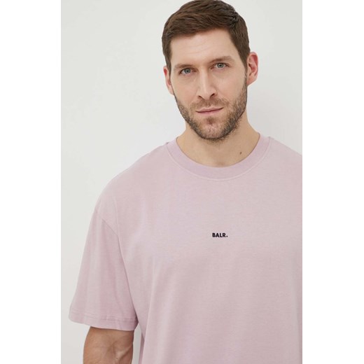 T-shirt męski różowy 