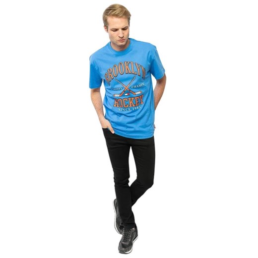 t-shirt męskijeans dm0dm15352 c4h niebieski ze sklepu Royal Shop w kategorii T-shirty męskie - zdjęcie 169803897